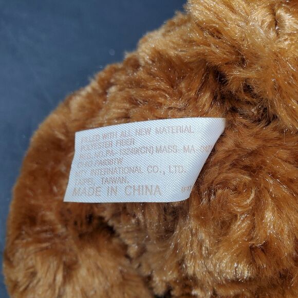 Dan Dee Teddy Bear Plush Stuffed Animal Brown Rose Flower Gift Valentine's Day - Picture 8 of 8